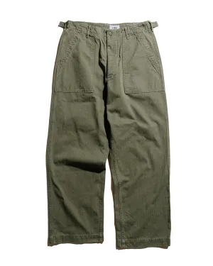The Corona Utility FP001-01 'Utility Slacks' SZ Military H.B.T Light OG w/ Bio-Wash