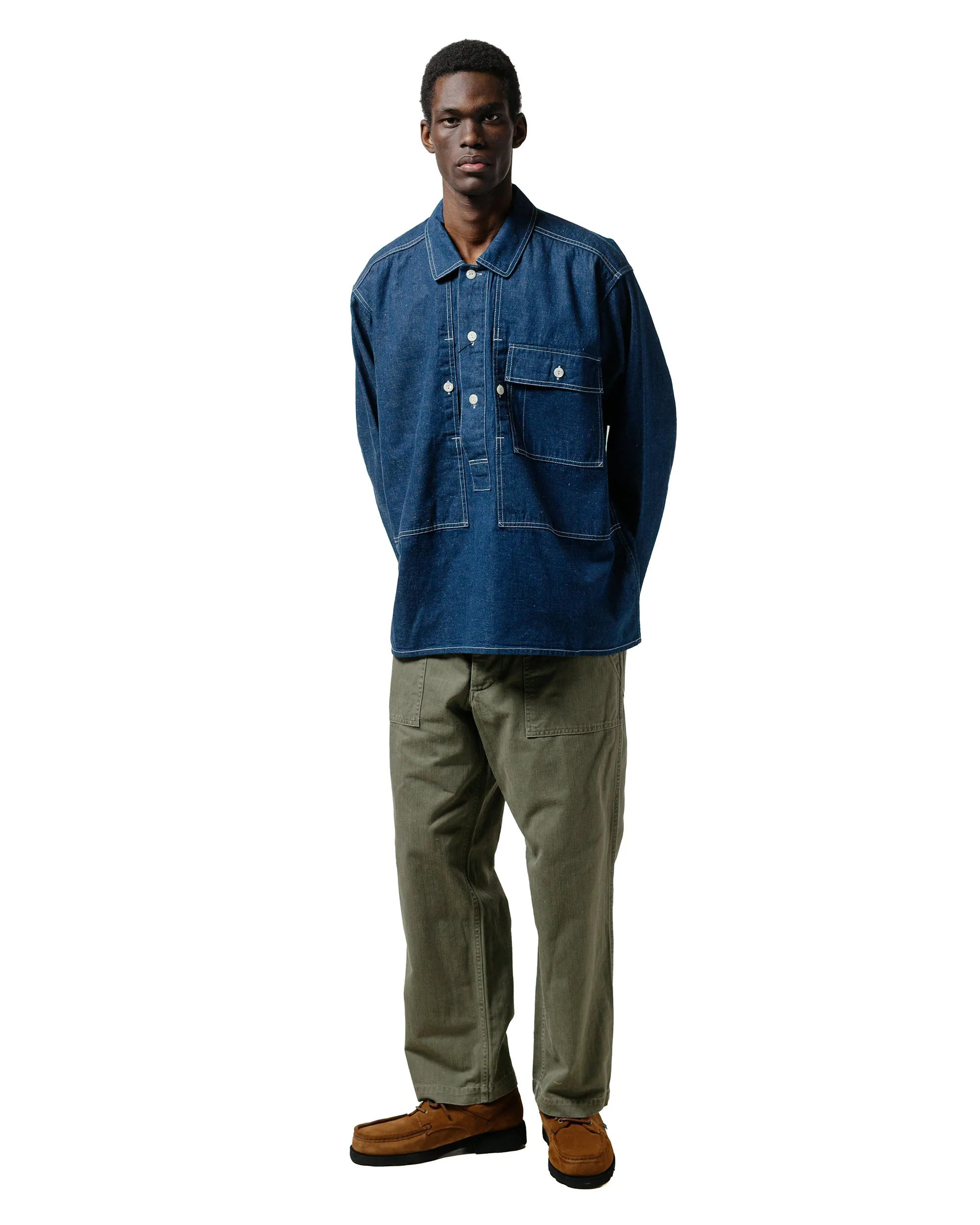 The Corona Utility FP001-01 'Utility Slacks' SZ Military H.B.T Light OG w/ Bio-Wash