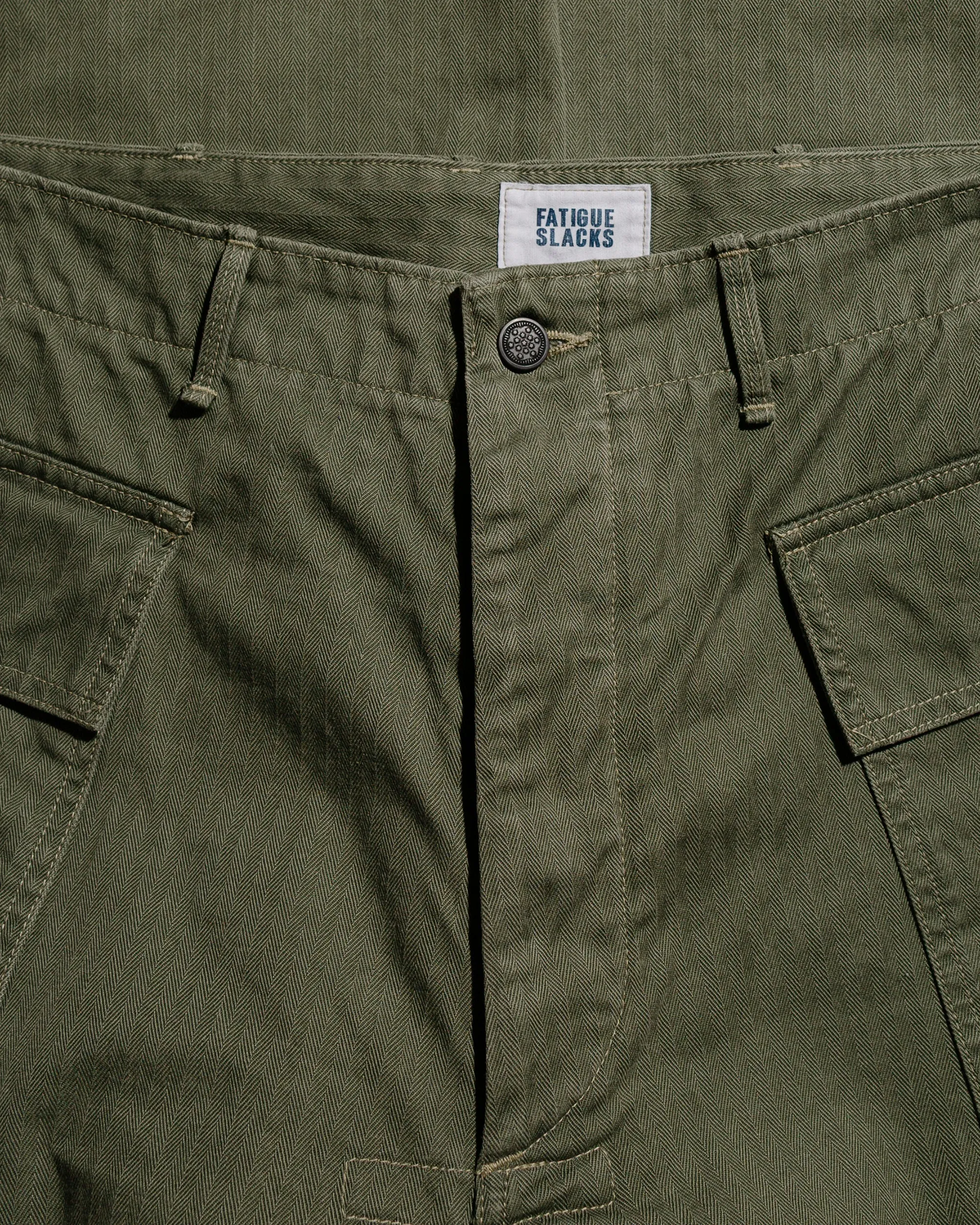The Corona Utility FP028 M-43 Cargo Slacks SZ Military H.B.T Light OG w/ Bio-Wash