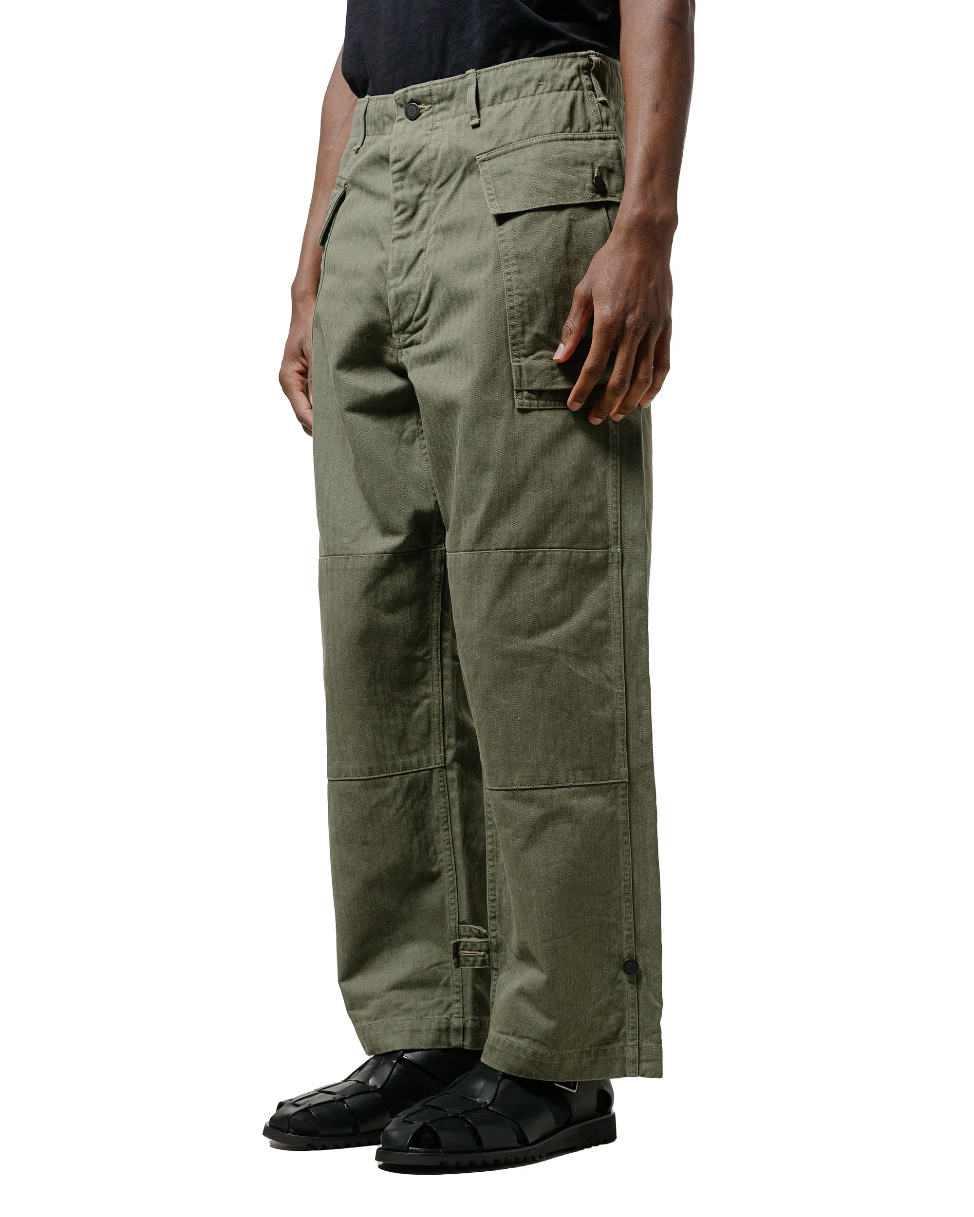 The Corona Utility FP028 M-43 Cargo Slacks SZ Military H.B.T Light OG w/ Bio-Wash