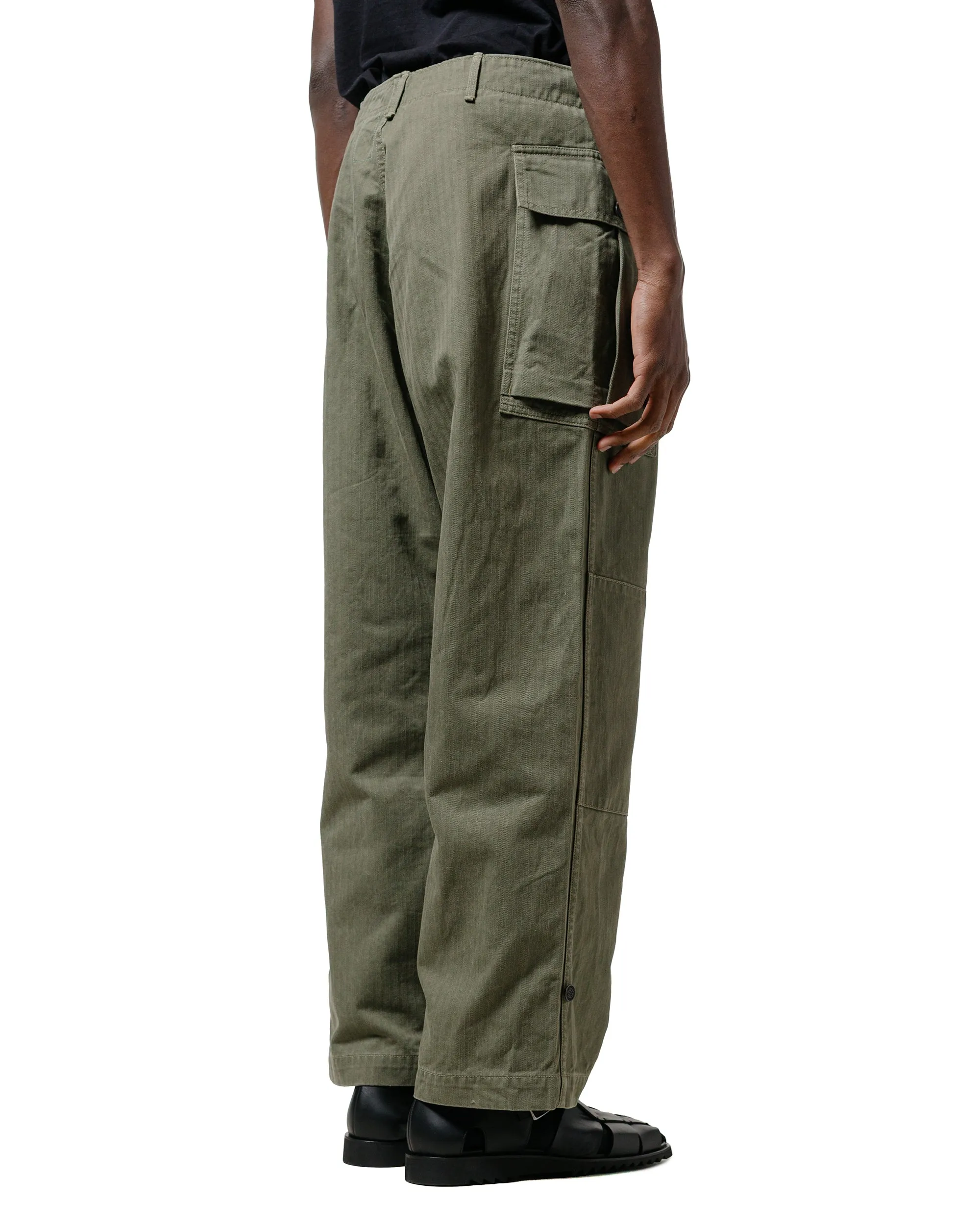 The Corona Utility FP028 M-43 Cargo Slacks SZ Military H.B.T Light OG w/ Bio-Wash