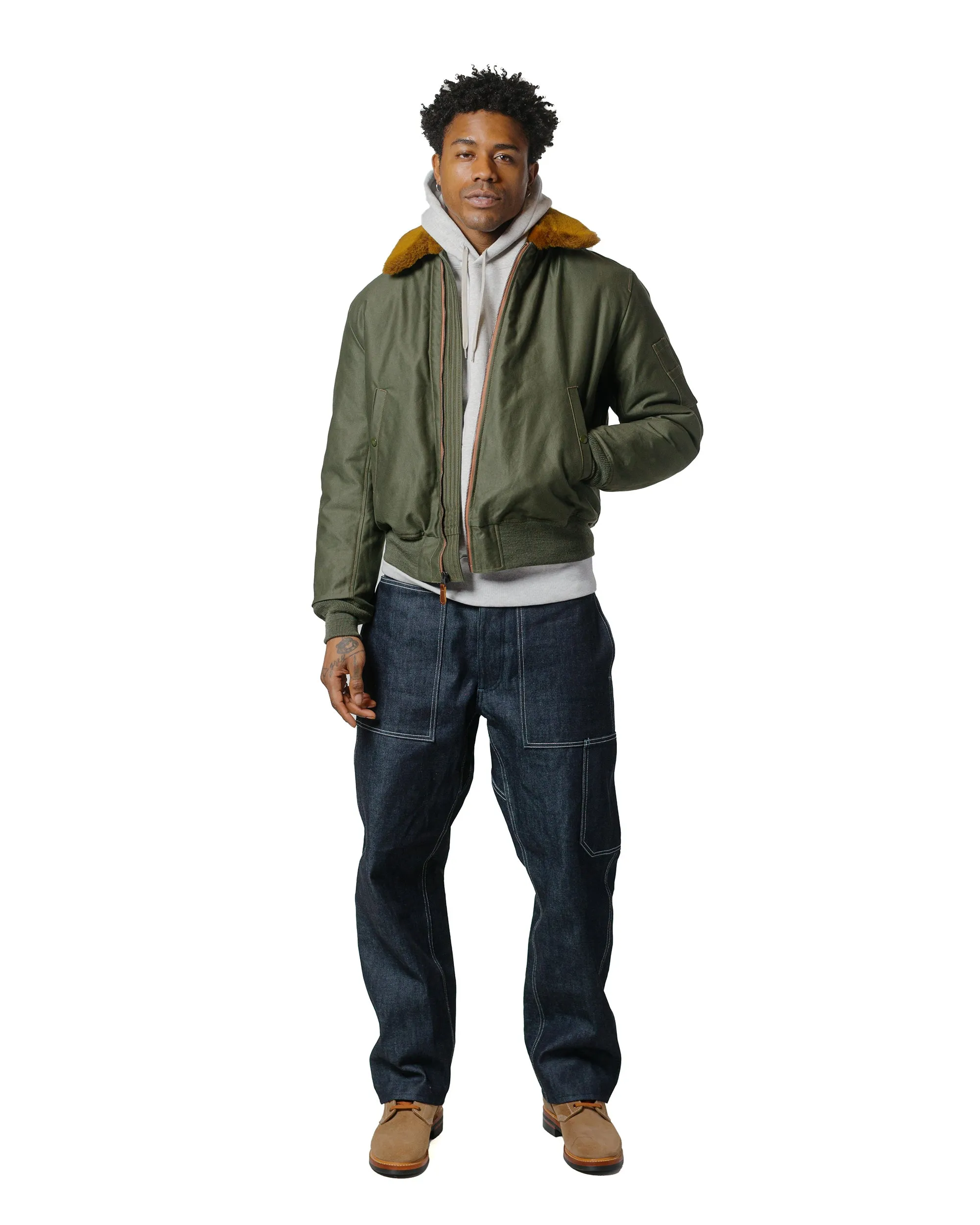 The Real McCoy's MJ23109 Type B-15 Real McCoy Mfg. Co. Olive