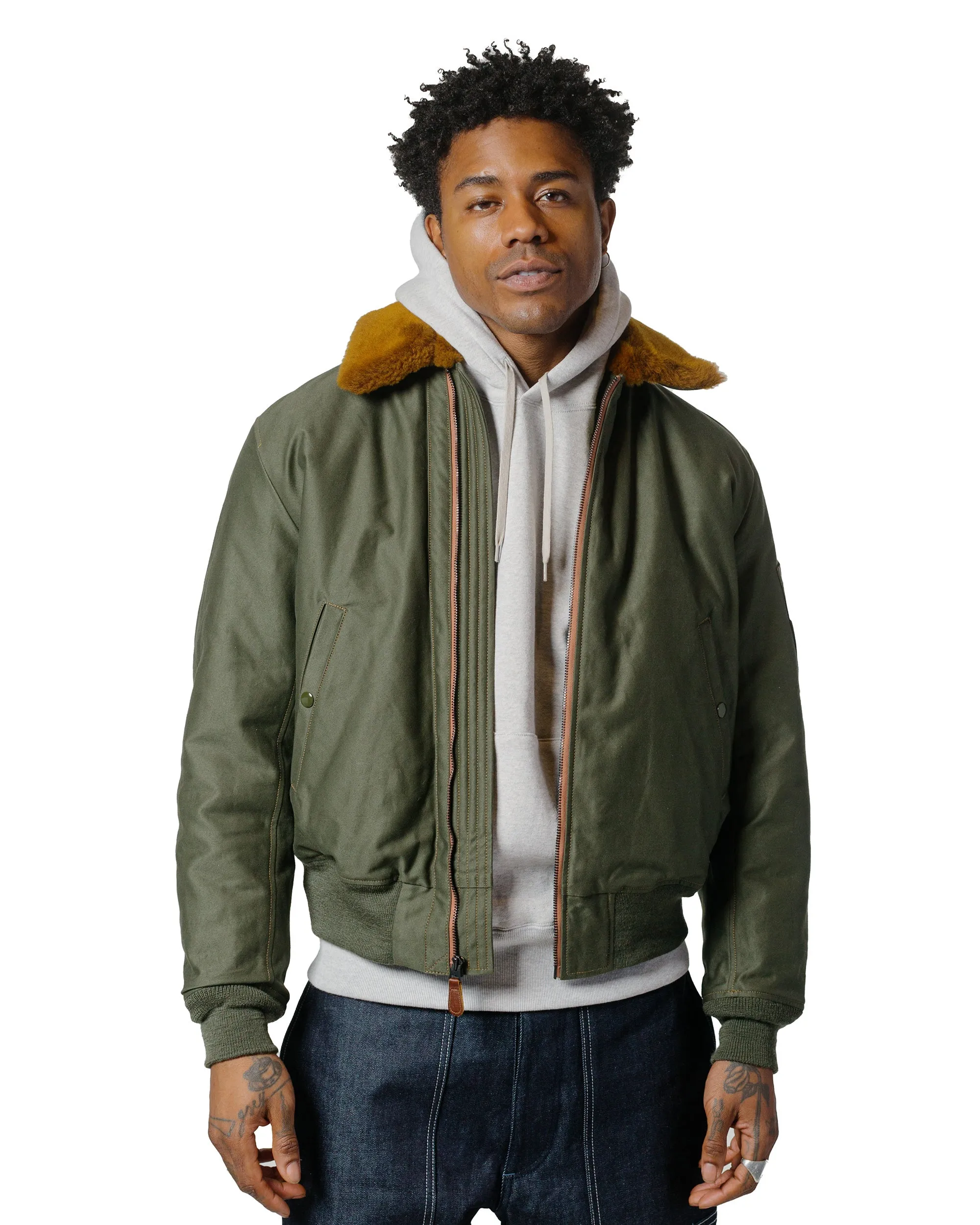 The Real McCoy's MJ23109 Type B-15 Real McCoy Mfg. Co. Olive