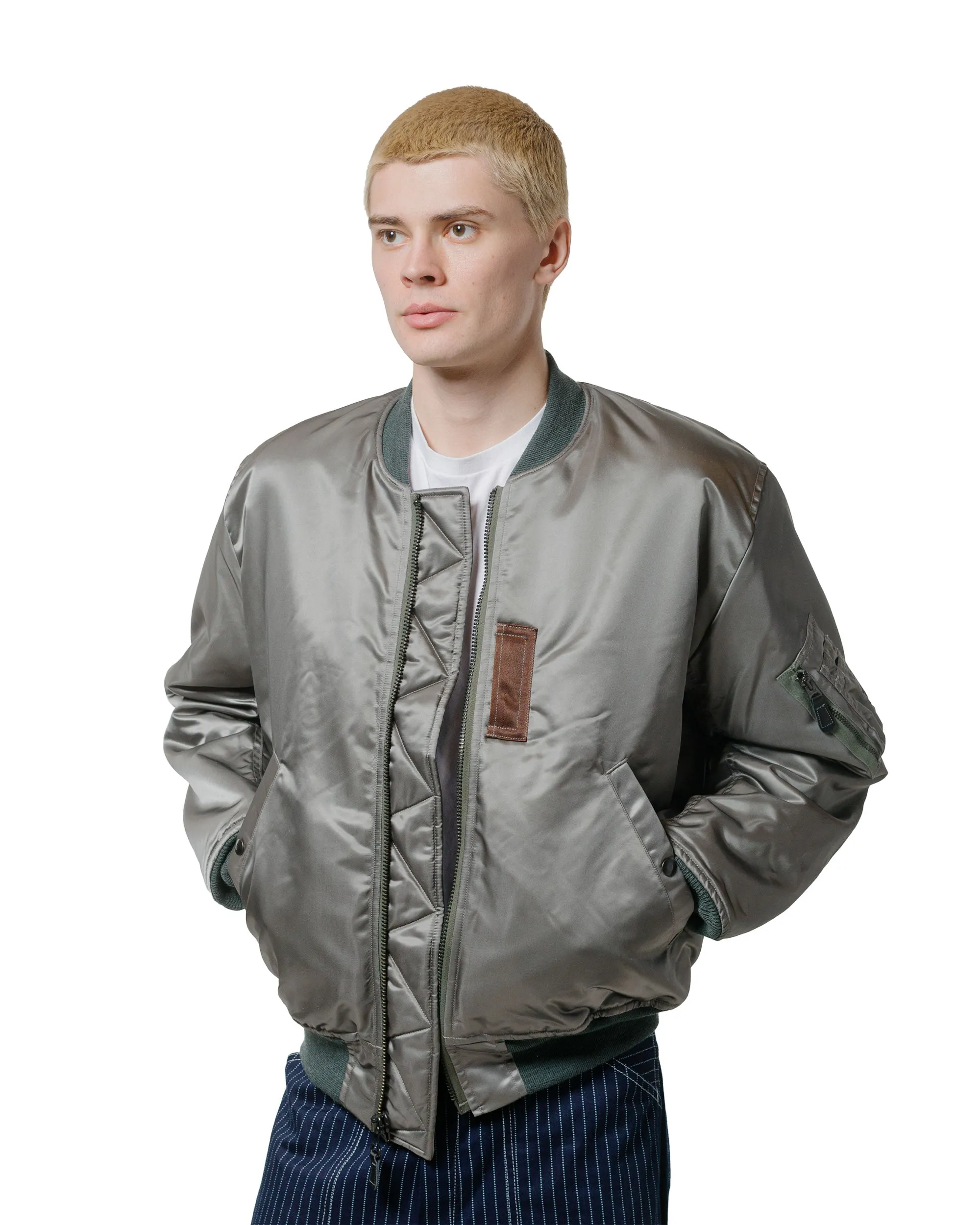The Real McCoy's MJ24102 Type MA-1 Real McCoy Mfg. Co. / J-8279 Silver Gray