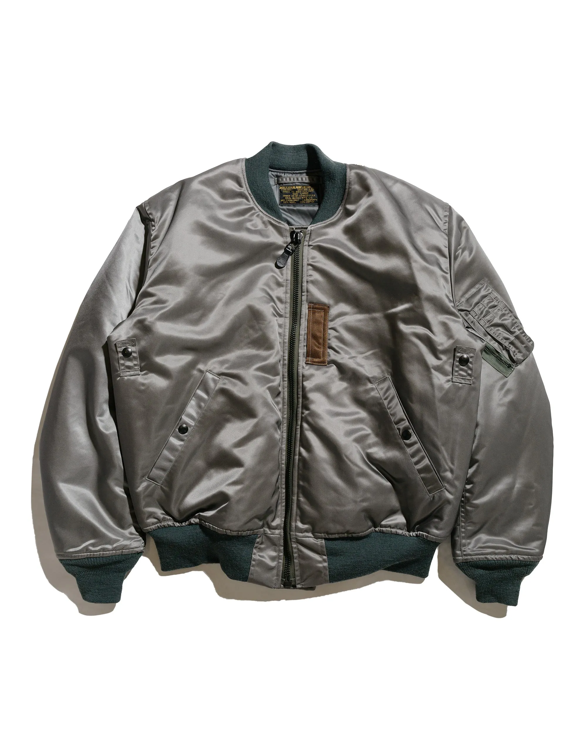 The Real McCoy's MJ24102 Type MA-1 Real McCoy Mfg. Co. / J-8279 Silver Gray