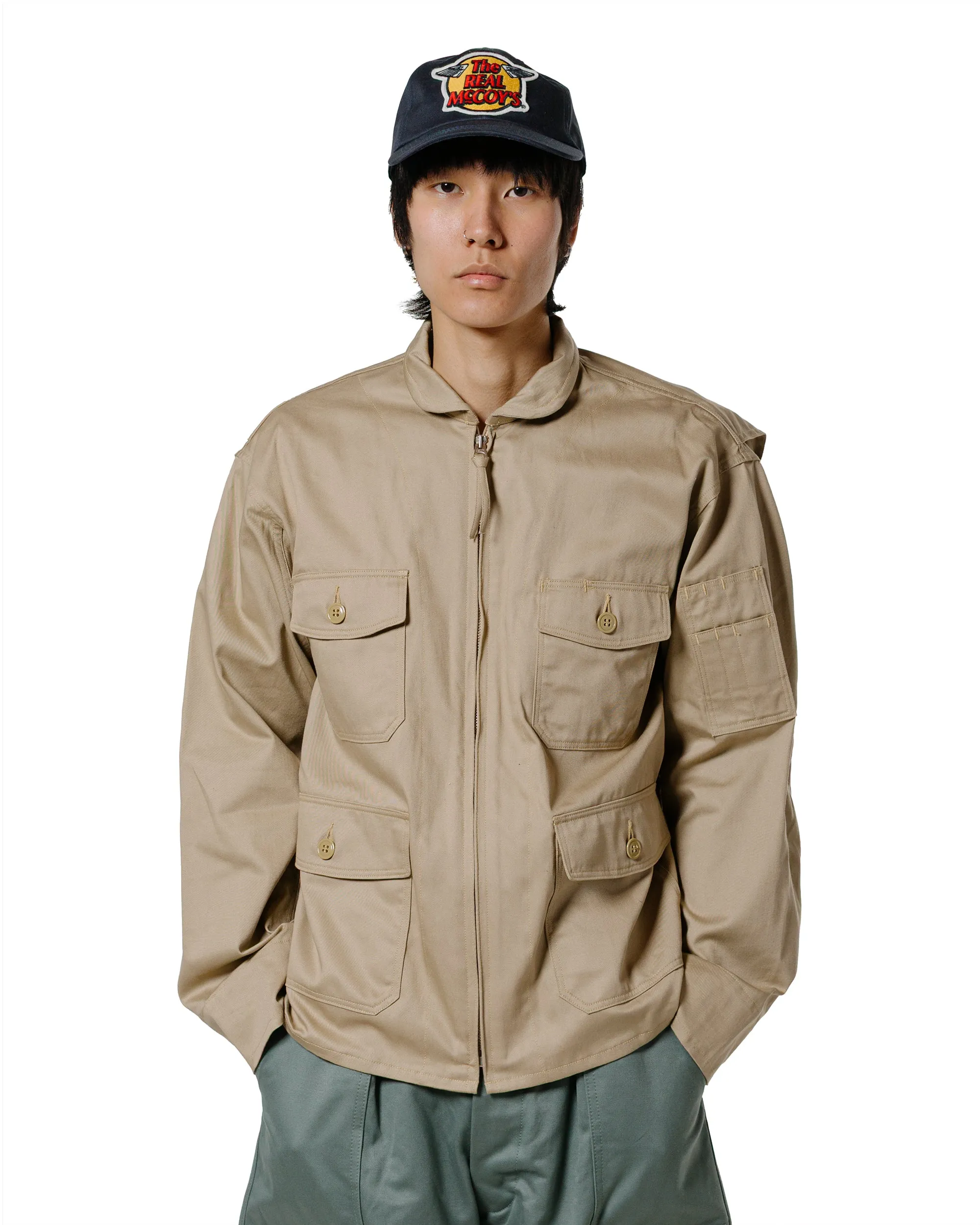 The Real McCoy's MJ25006 MIL-J-7758A Real McCoy Mfg. Co. Khaki