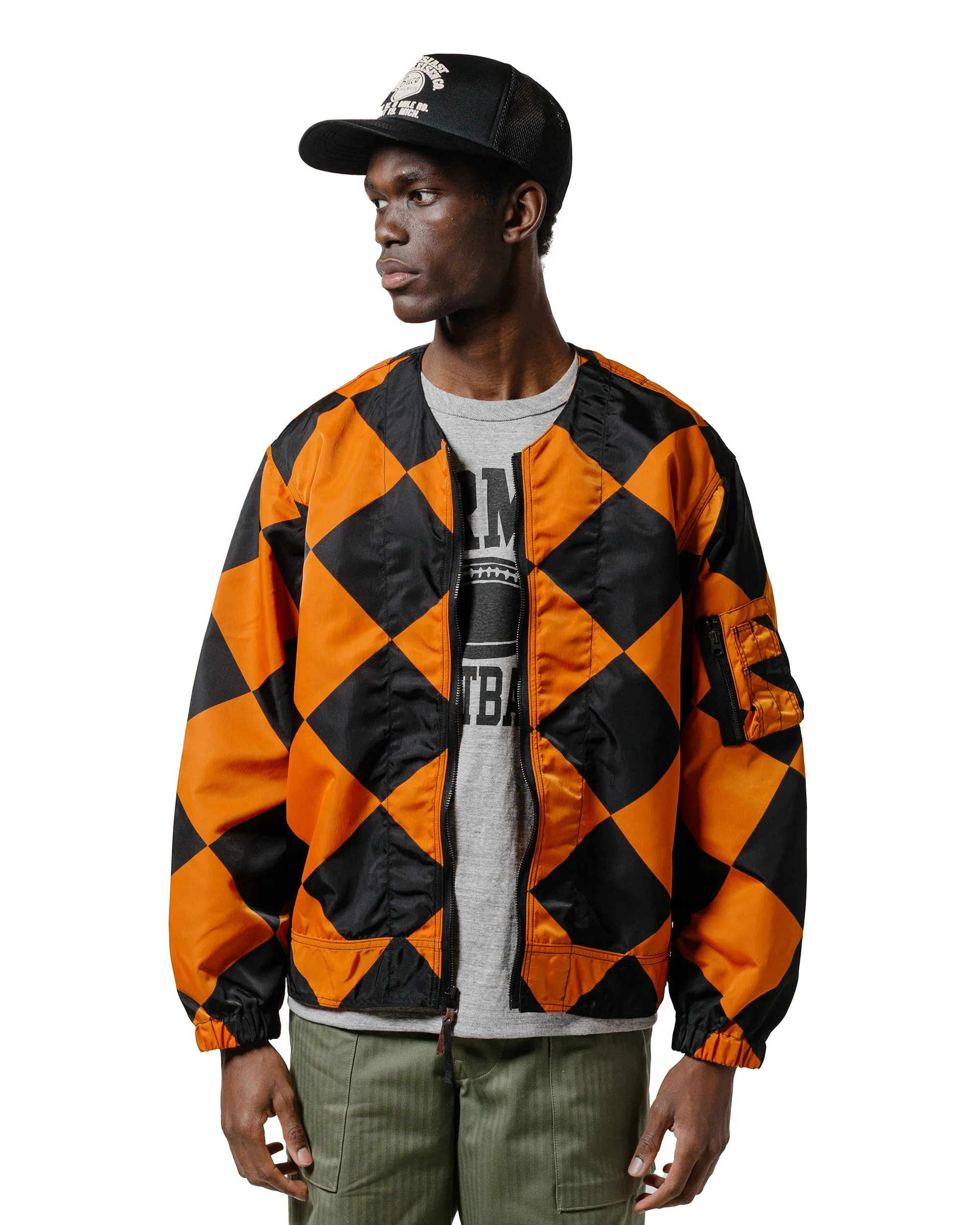 The Real McCoy's MJ25008 Jacket. Linecrewman. Identifying. Type G-1 Orange/Black