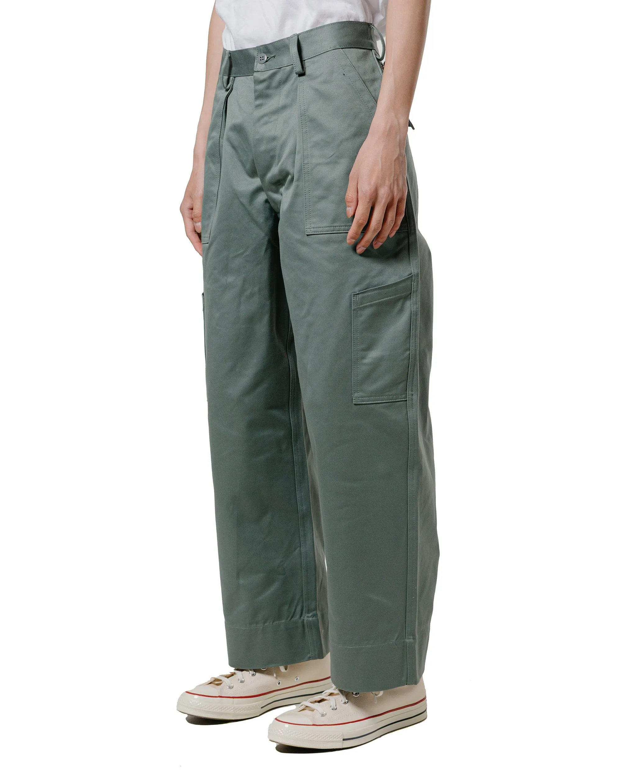 The Real McCoy's MP22103 Trousers. Utility. Cotton / USAF Sage Green