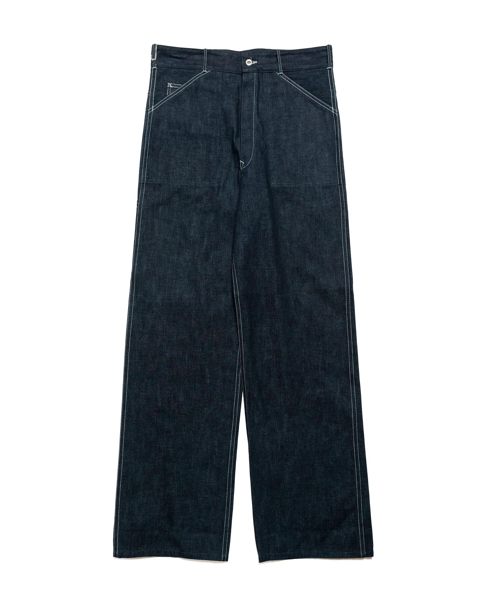 The Real McCoy's MP24005 WWII Denim Work Trousers Indigo
