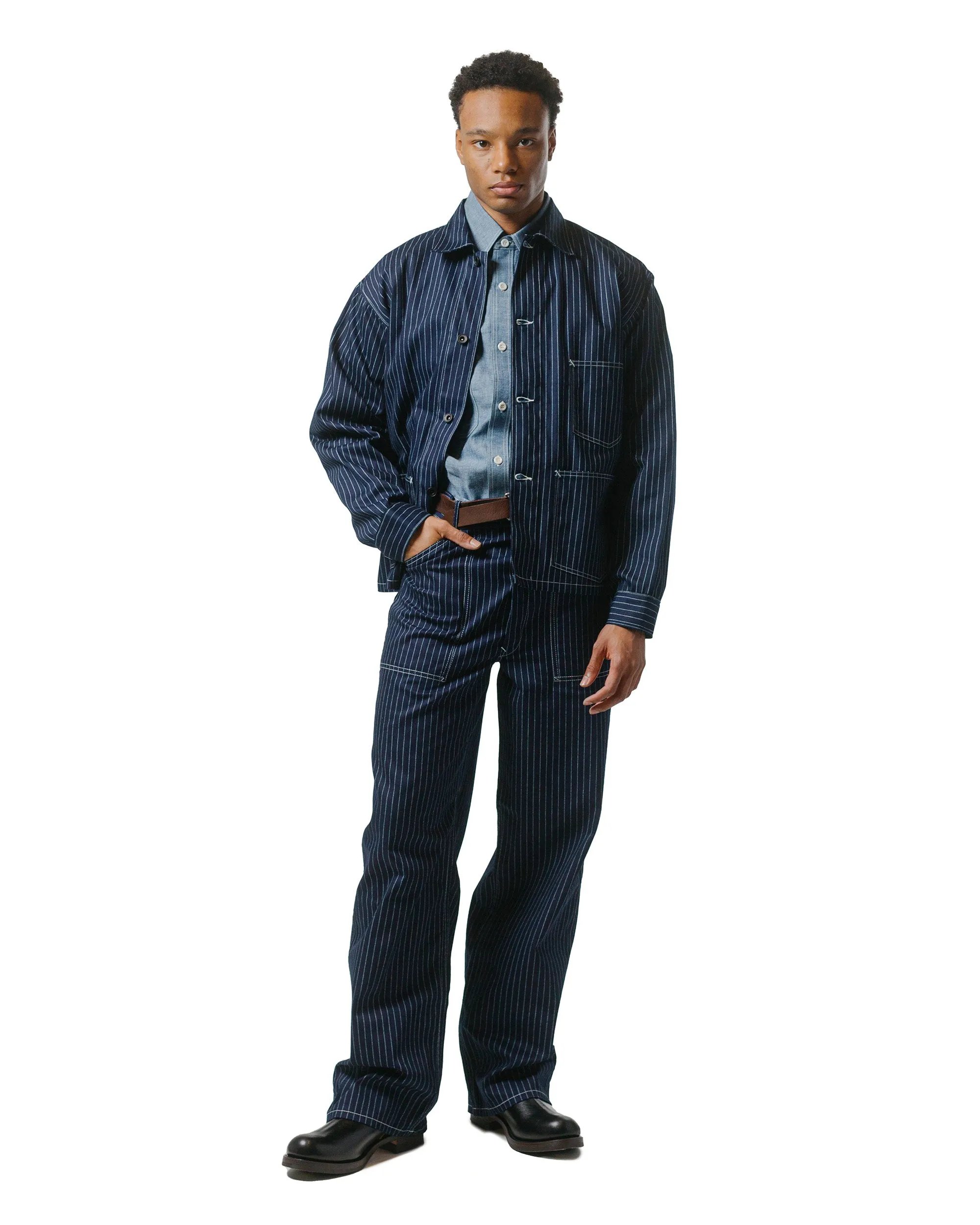 The Real McCoy's MP24007 Wabash Work Trousers Indigo