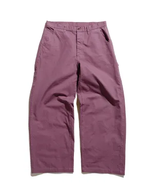 ts(s) Painter Pants Garment Dye Double Twisted Cotton Canvas Cloth Lilac