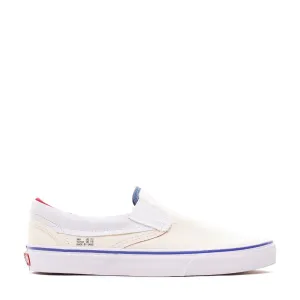 Vans UA Classic Slip-On Outside In Navy Natural Red Men Core VN0A38F7VME