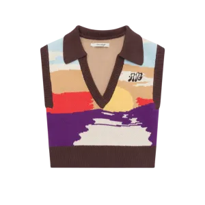 W Collared Sweater Vest