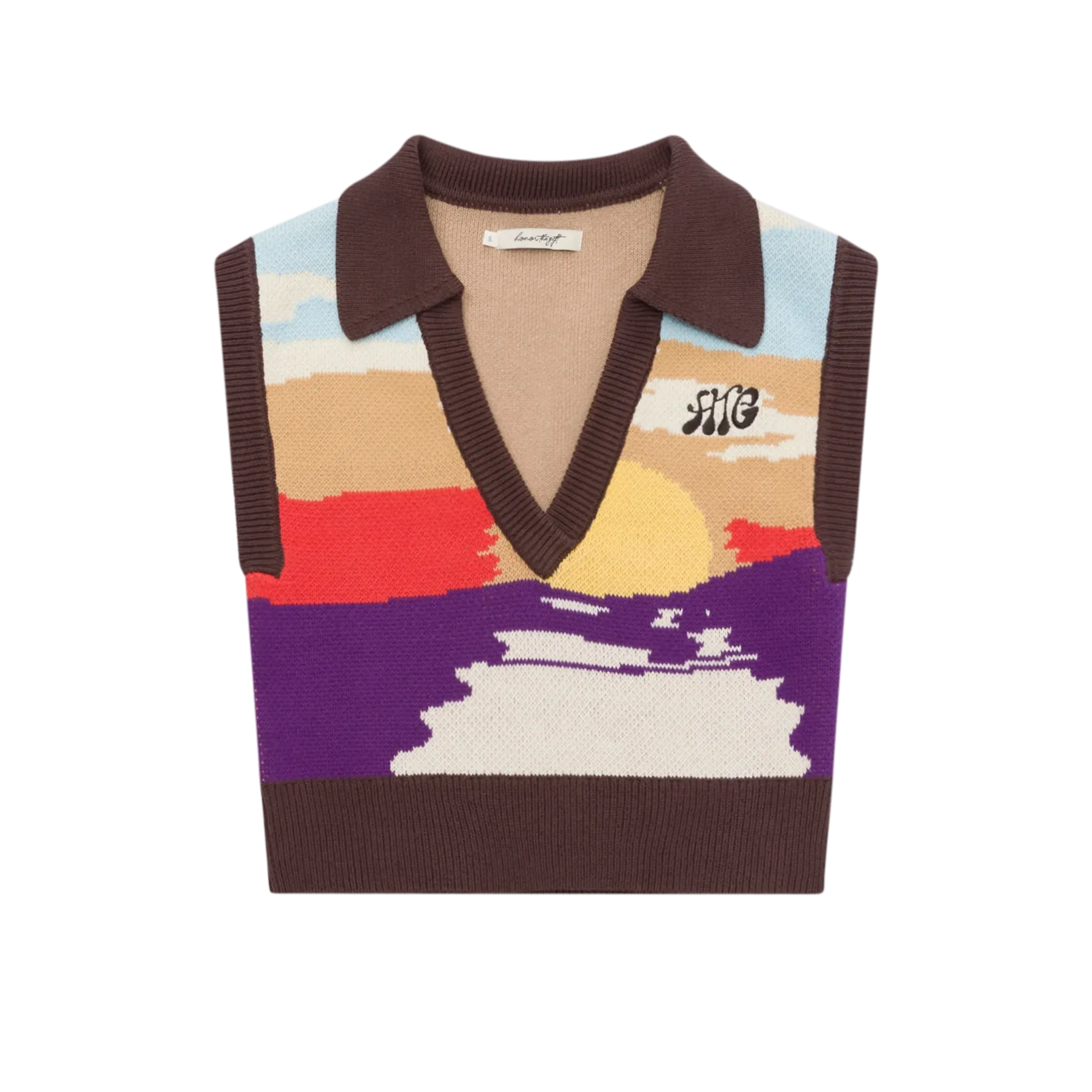 W Collared Sweater Vest