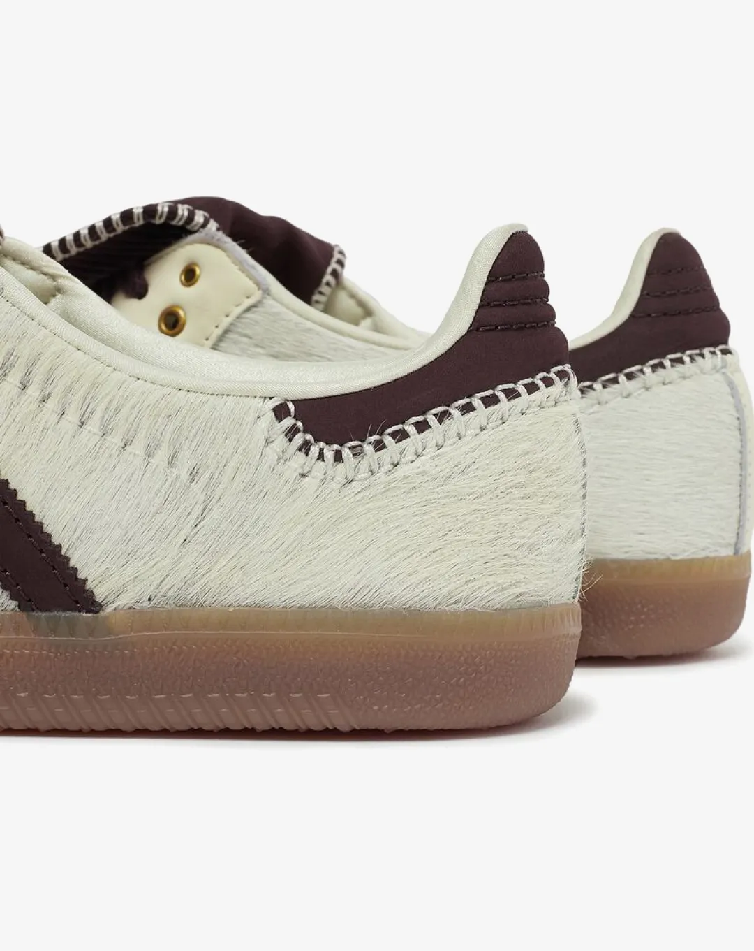Wales Bonner x Adidas Samba OG Pony Tail-Cream/Gum' Sneakers