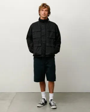 WASHED CANVAS WORK SHORT