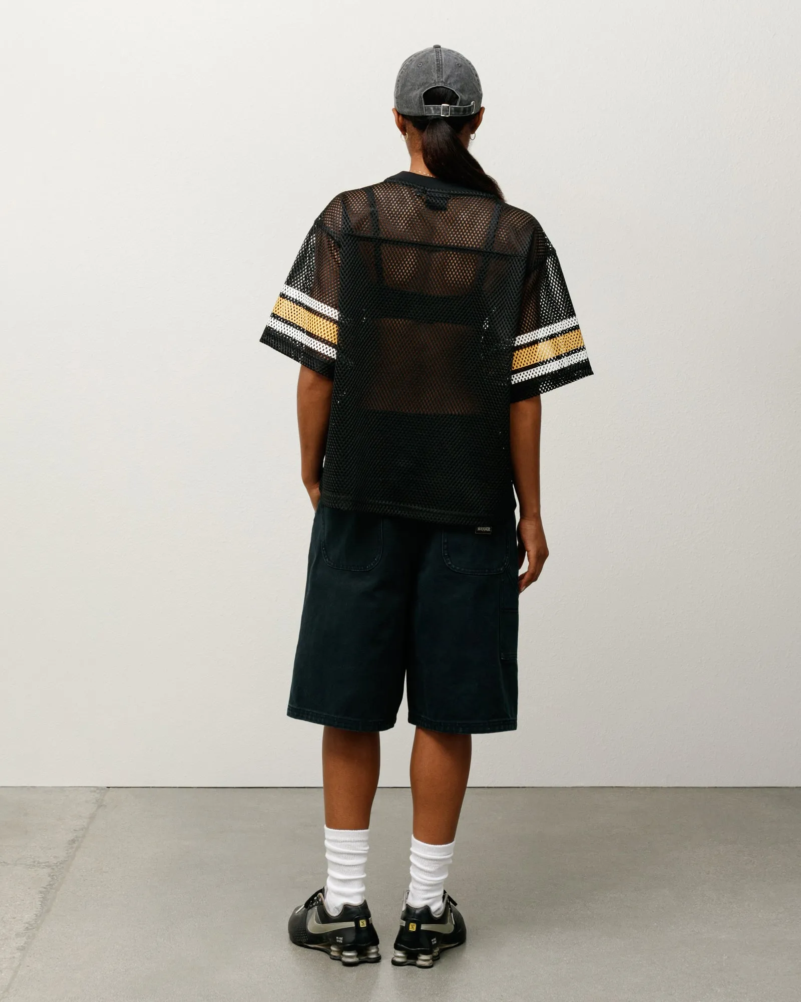 WASHED CANVAS WORK SHORT